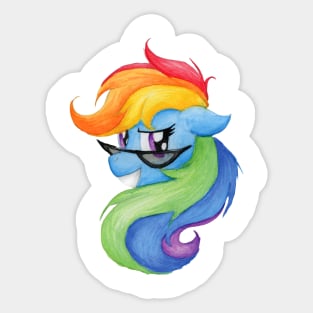 Rocky Rainbow Dash Sticker